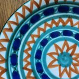 Ceramic plate Robert Picault Vallauris  vintage 50s - 24 cm