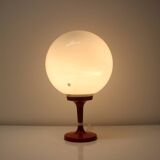 Lampe de table vintage Verre Valasske Mezirici, 1970