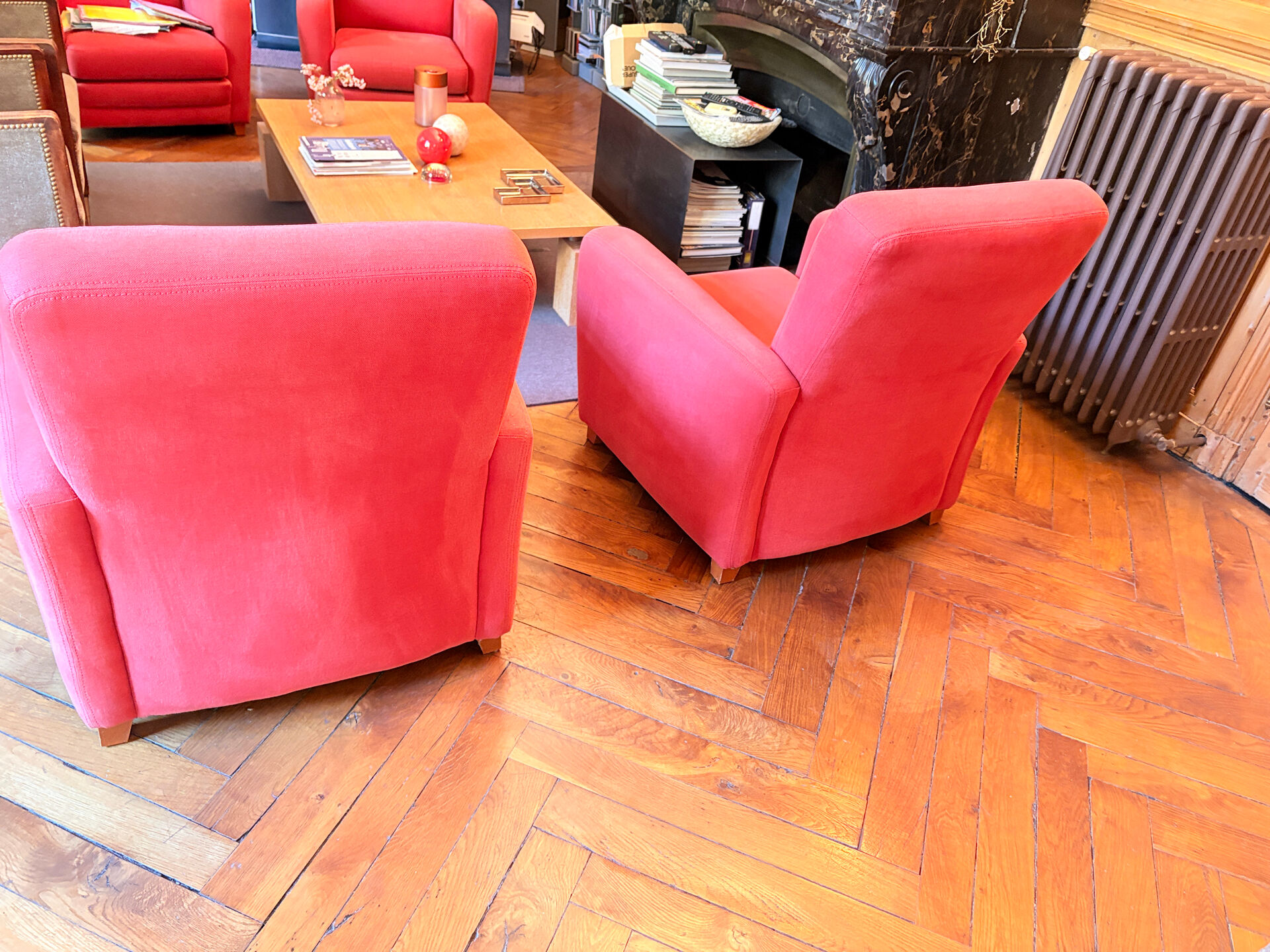 Fabric armchair