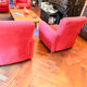 Fabric armchair