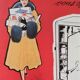 Vintage advertising fridge