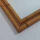 Vintage Mid Century Wandspiegel Bambus Boho 70s