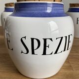 Biot earthenware lot of five pieces Corsican edition, very rare.