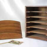 Set trieur vintage en bois