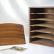 Vintage wooden sorter set