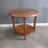 Old oak pedestal table