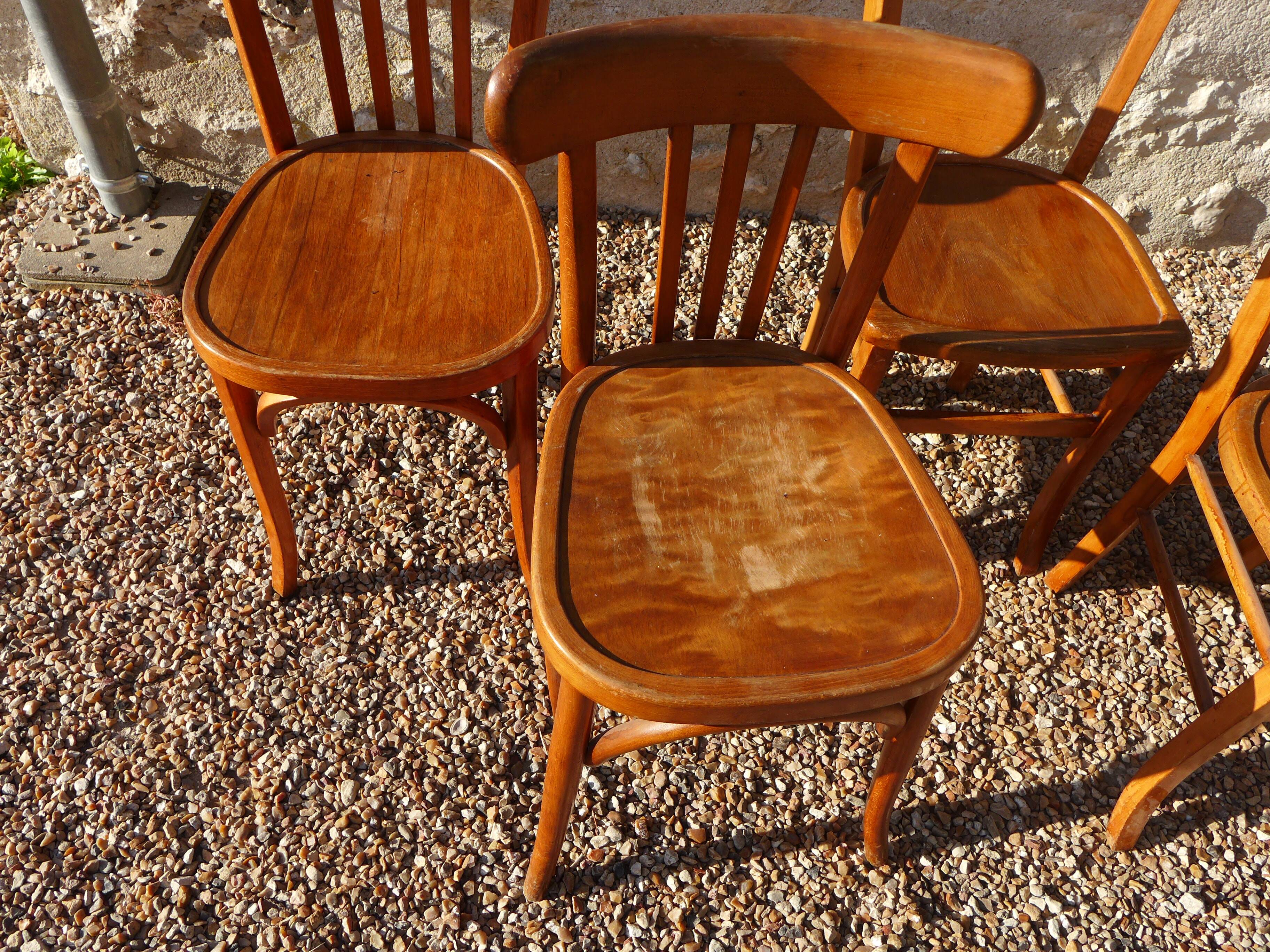 Set de 4 chaises Luterma dépareillées