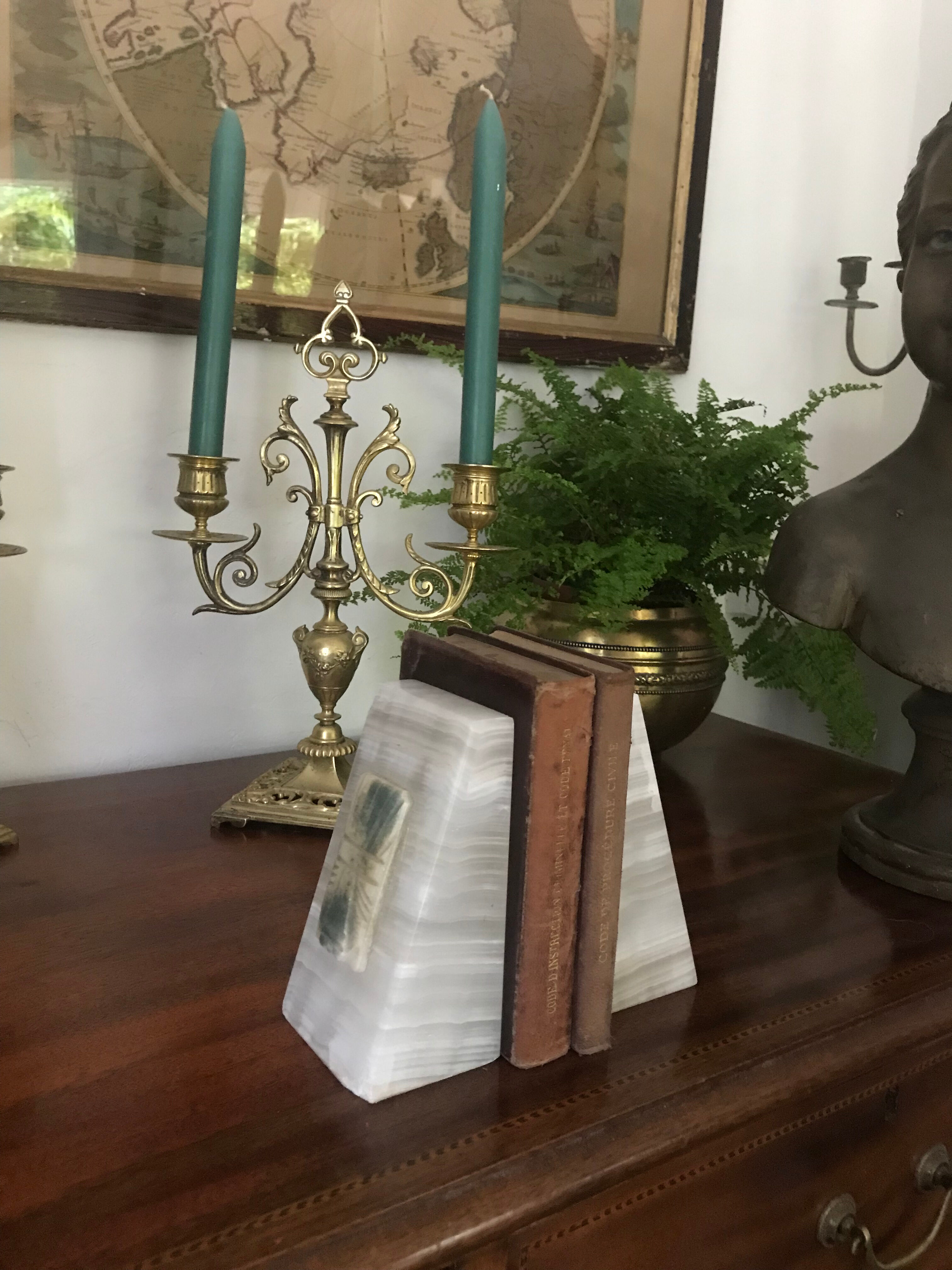 Onyx Art Deco book clambands