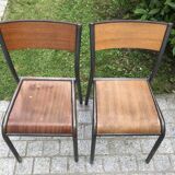 2 1960 Mullca 510 school chairs