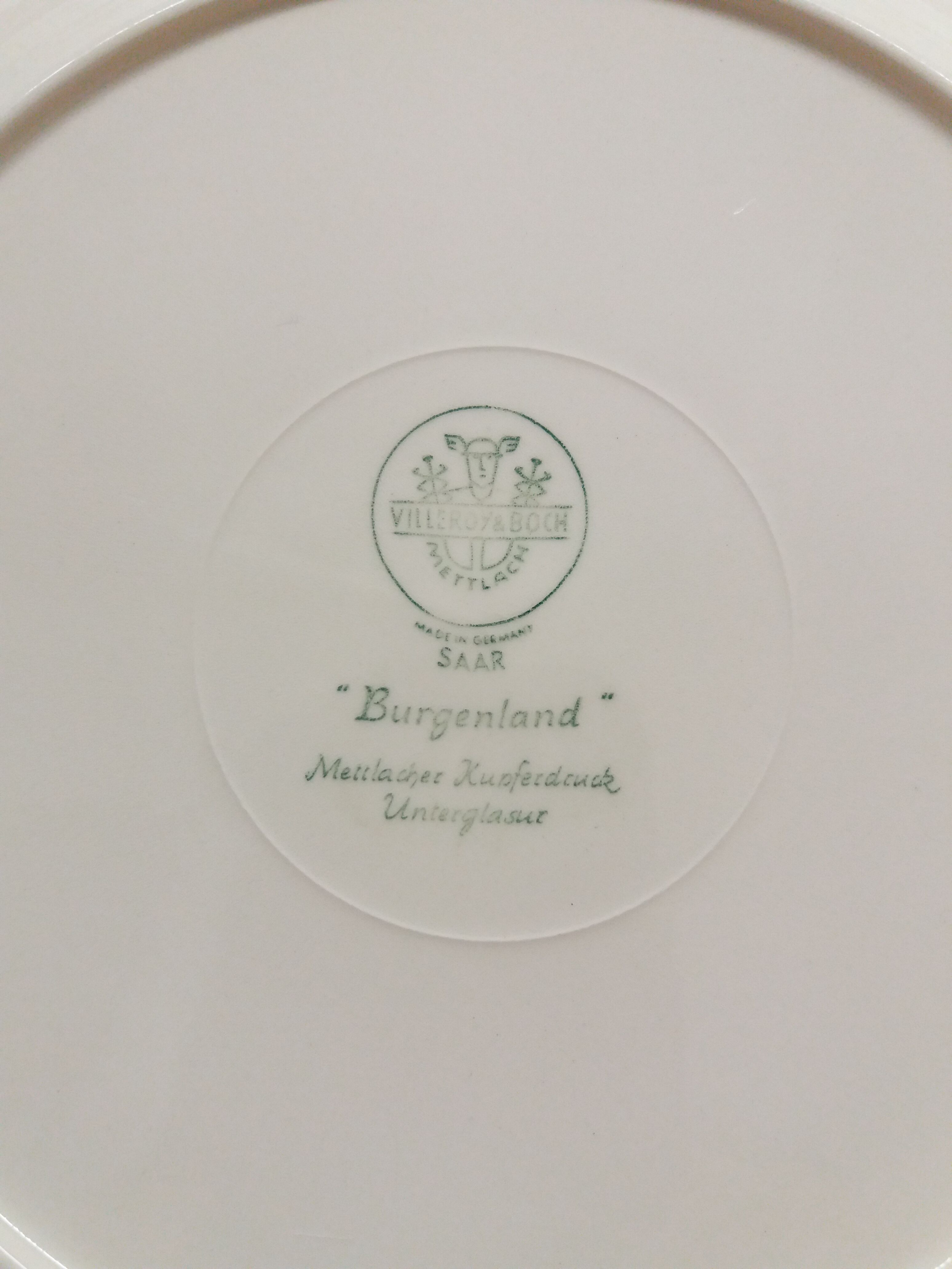 Set 6 flat plates Villeroy and Boch