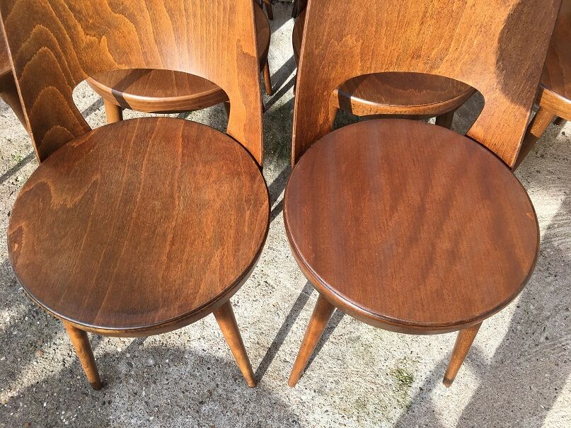 set of 8 chairs Baumann "Mondor"