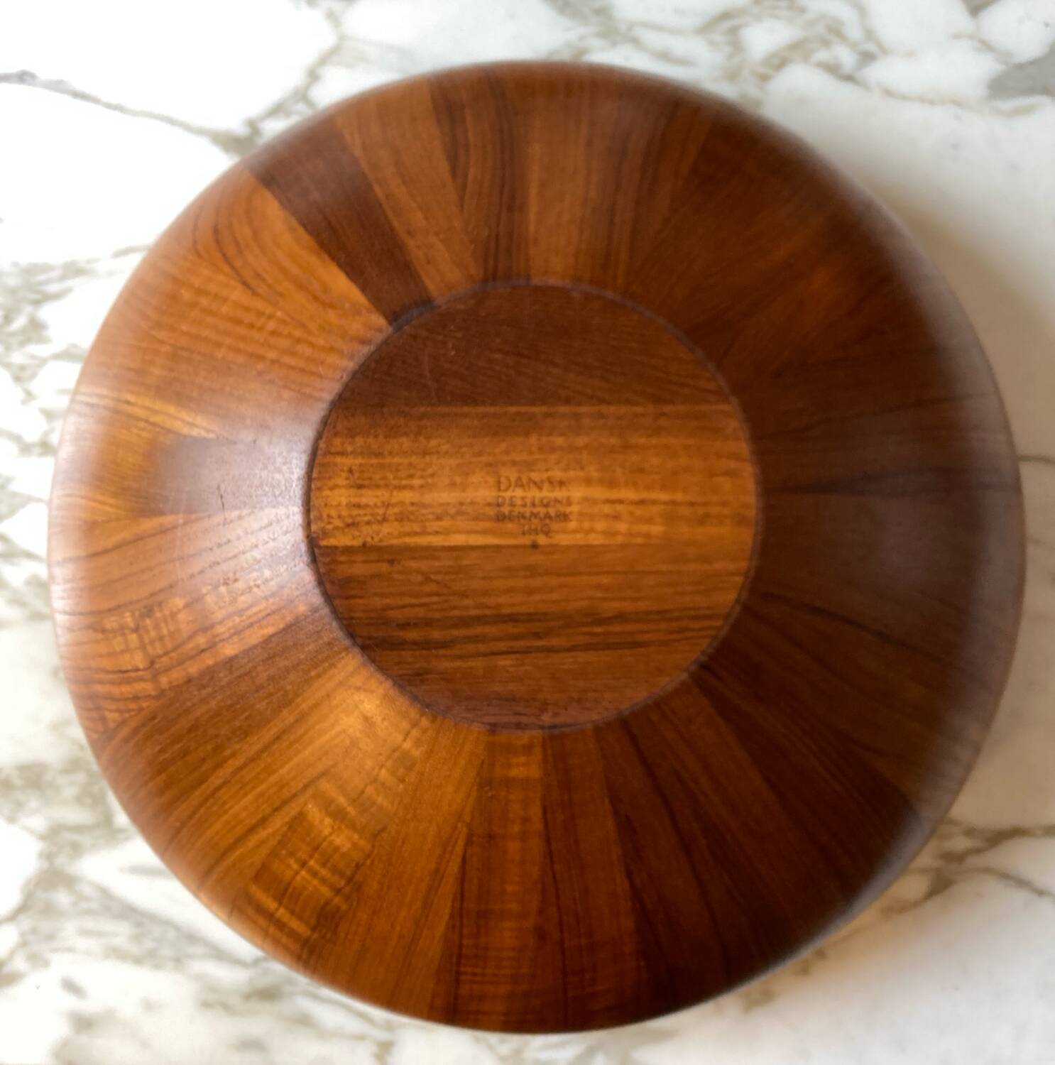 Large teak salad bowl Dansk Designs Denmark