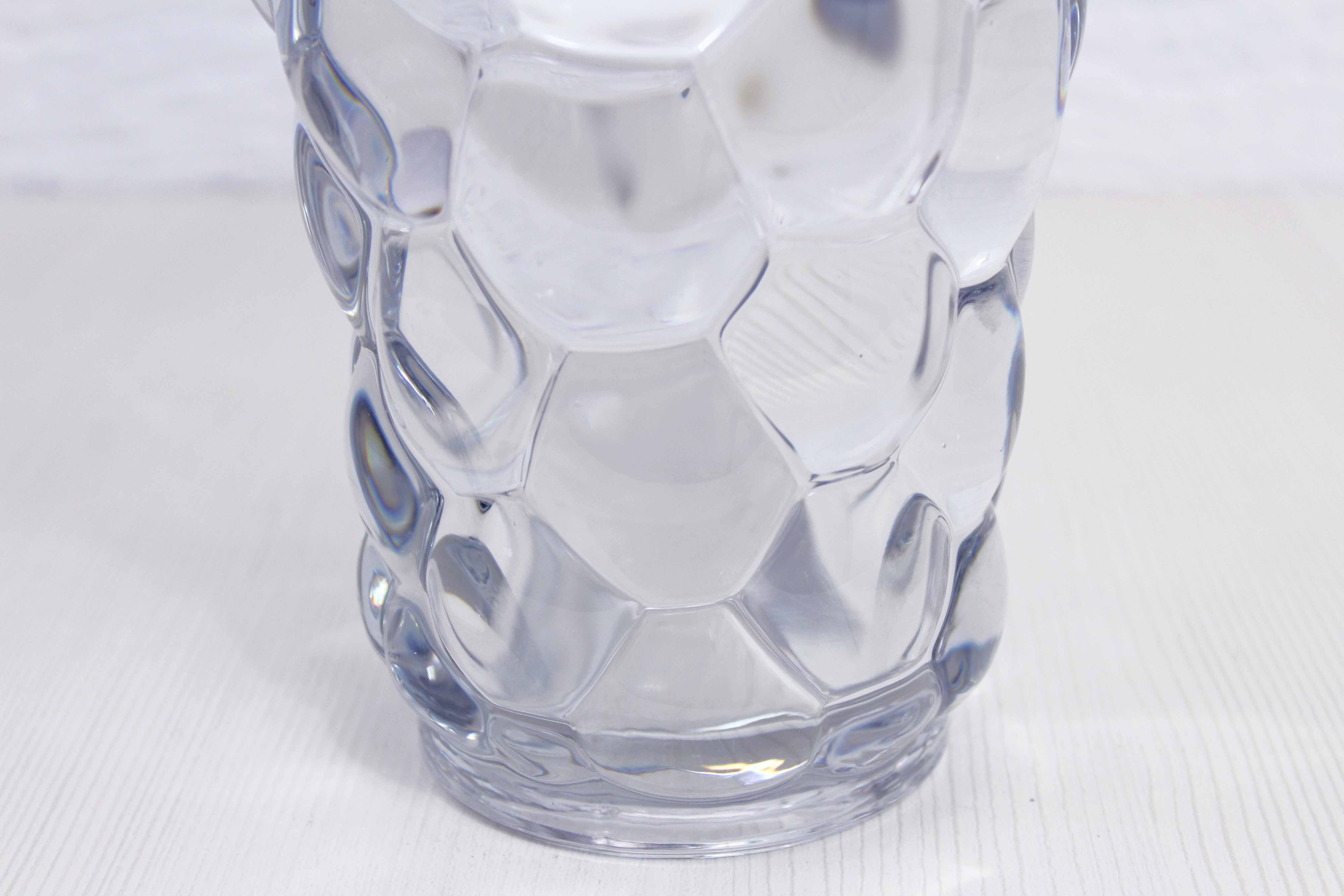 Vase "nid d'abeilles" P.D'Avesn en cristal