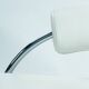 Dutch design Rob Eckhardt chaise longue white leather tubular steel, 1980s