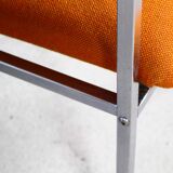 Danish orange chair by Sigvard Bernadotte for France & Søn 1970s