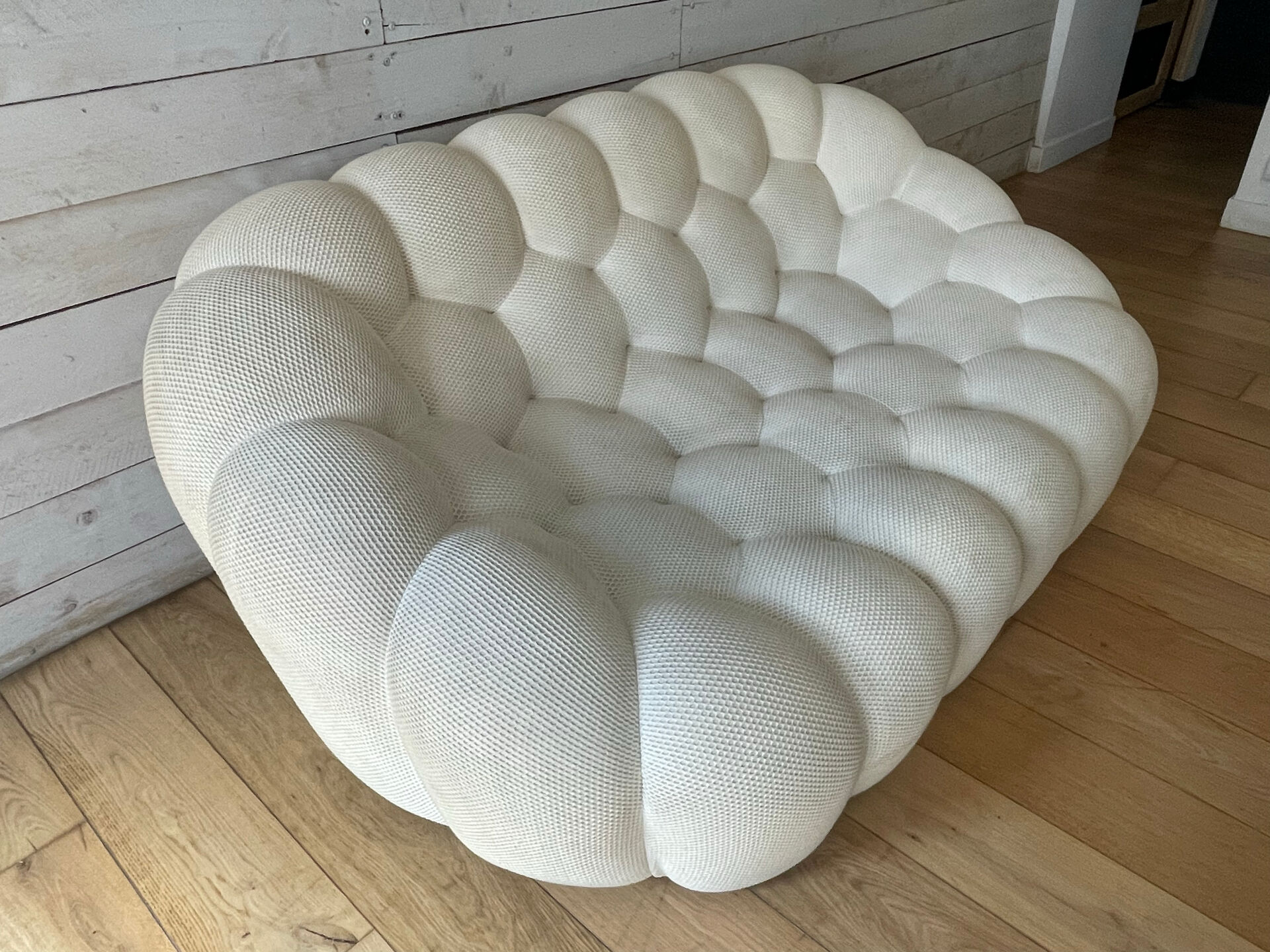 Rochebobois right bubble sofa, 2.5 seats