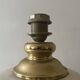 Dolphin lamp model "Oricourt" in ceramic and brass, France 1970.