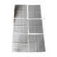 6 antique checkered napkins