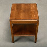 Dutch Modernist Art Deco Amsterdam School side table or bedside table Oak