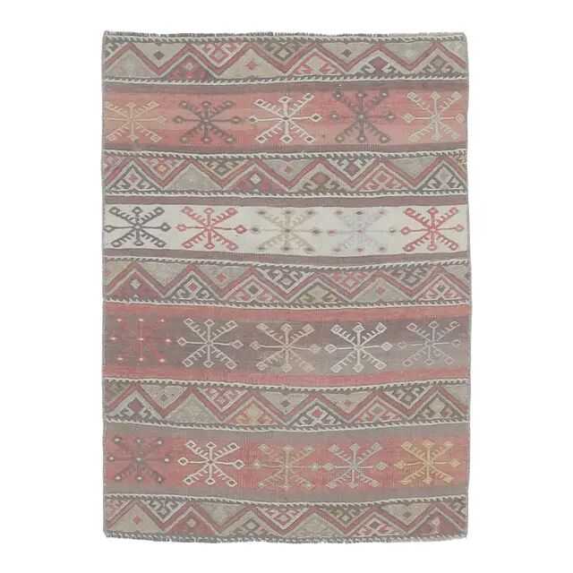Vintage Handmade Turkish Wool Rug 65x90