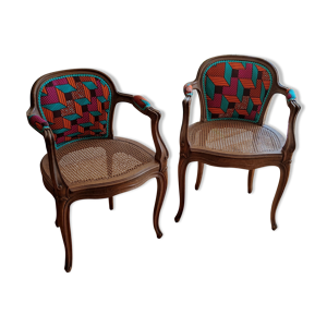 Paire de deux fauteuils