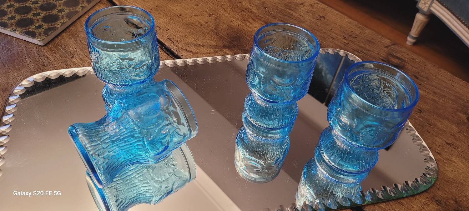 4 70's Italian glasses