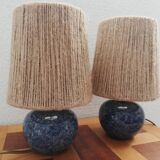 Pair of vintage ceramic lamp