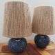 Pair of vintage ceramic lamp