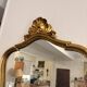 Antique Oval Wall Mirror Gold Louis XV Style Rocaille Rococo 78m