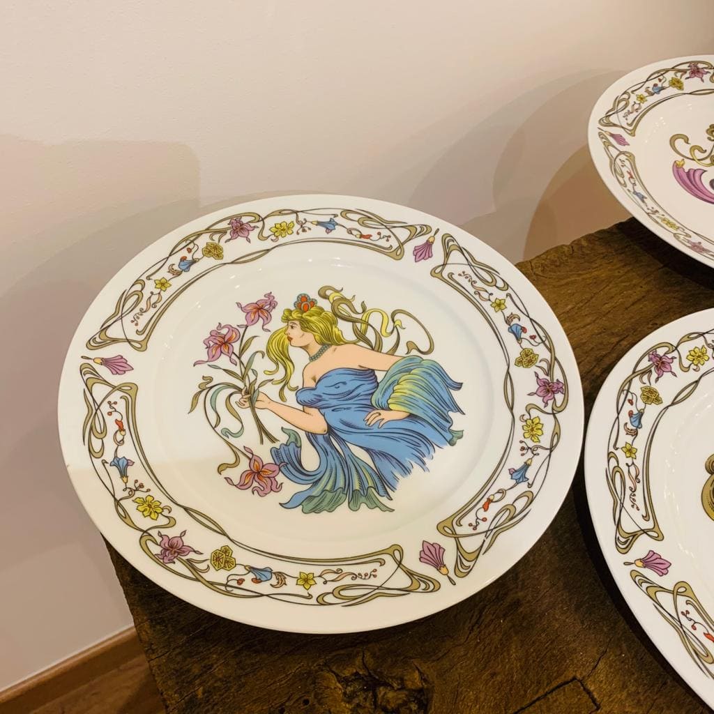 6 Limoges plates