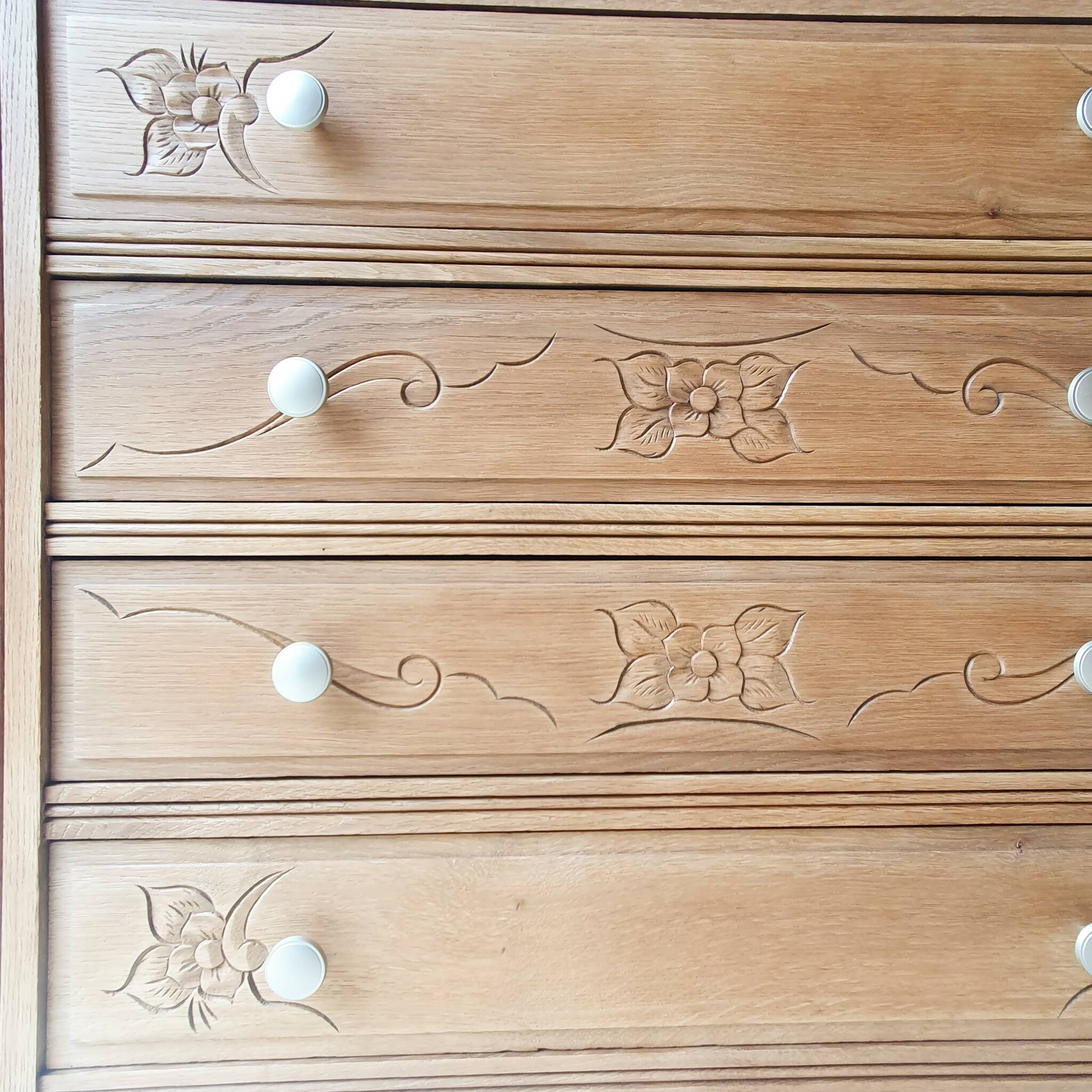 Renovated art deco chest of drawers