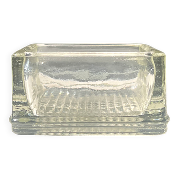 Ashtray catch-all Nevada in tempered glass attributed to Corbusier / Perriand