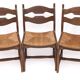 Set of 6 chairs by Guillerme and Chambron