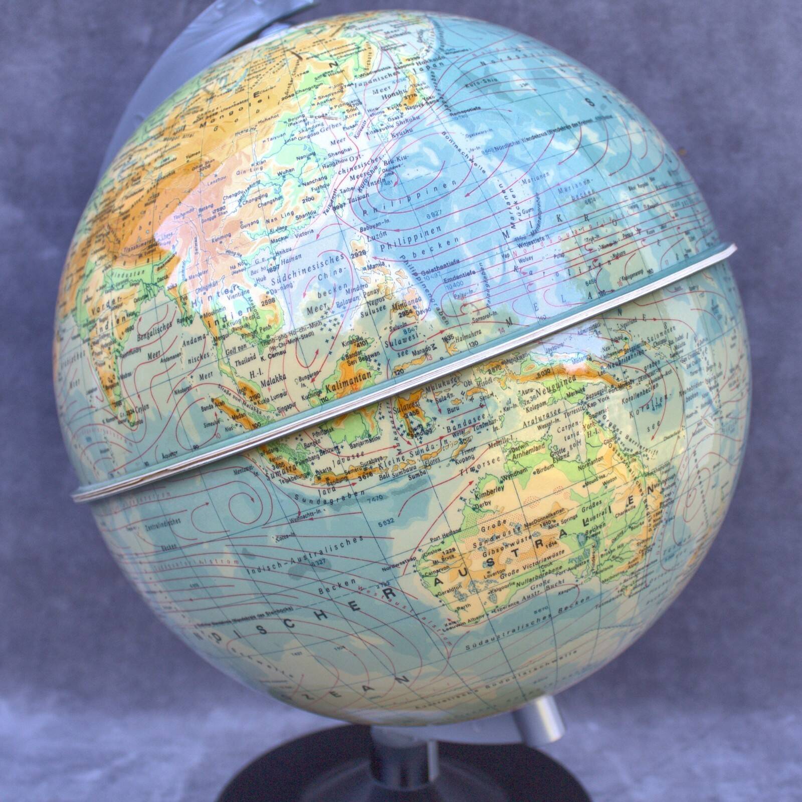 Vintage Räths German GDR Globe 1979 Office Home Decor