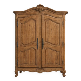 Sanded antique wardrobe