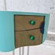 Pair of postmodern Memphis Milano style side tables, 1980s