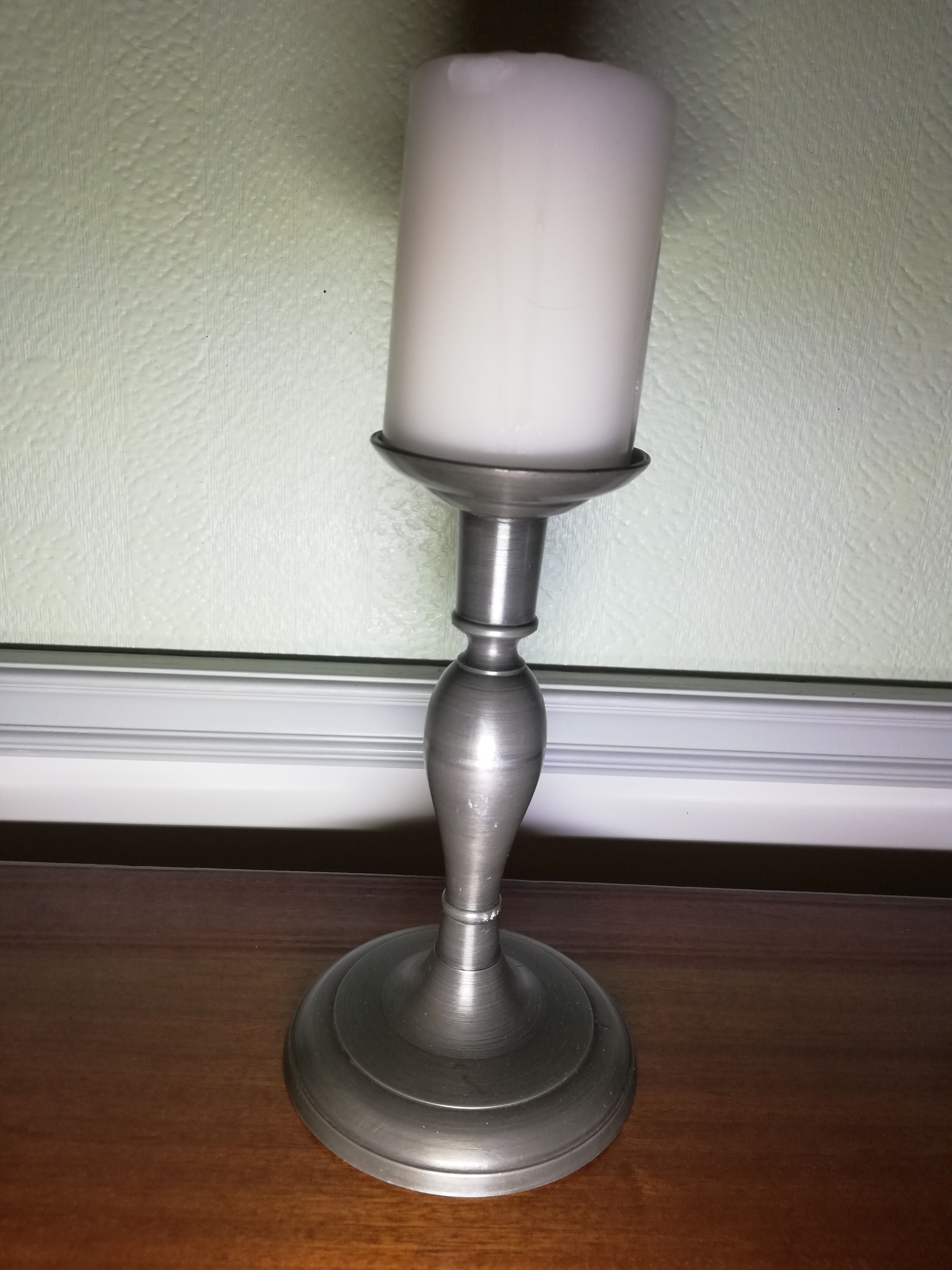 Etain candlestick