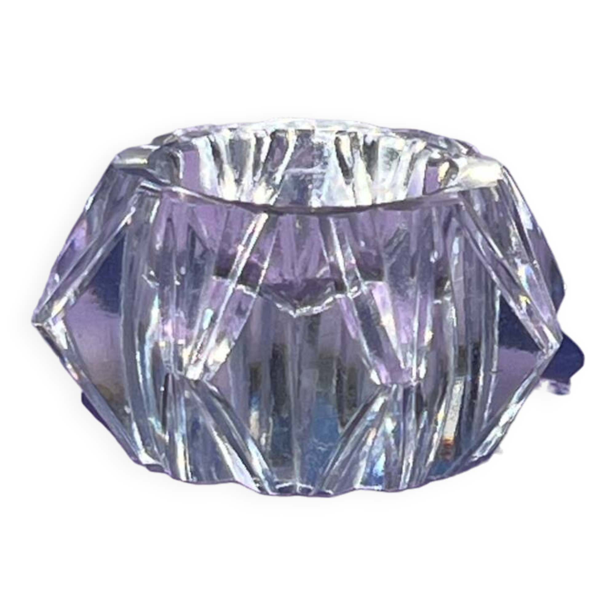 Crystal tea light holder - Le Creusot