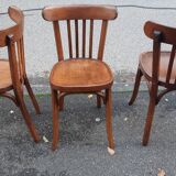 Set of 3 Baumann bistro chairs