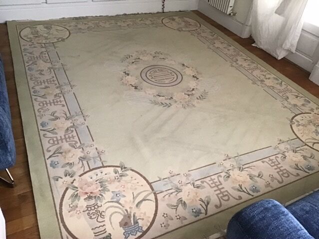 Chinese silk carpet 244x305 bought in 1985