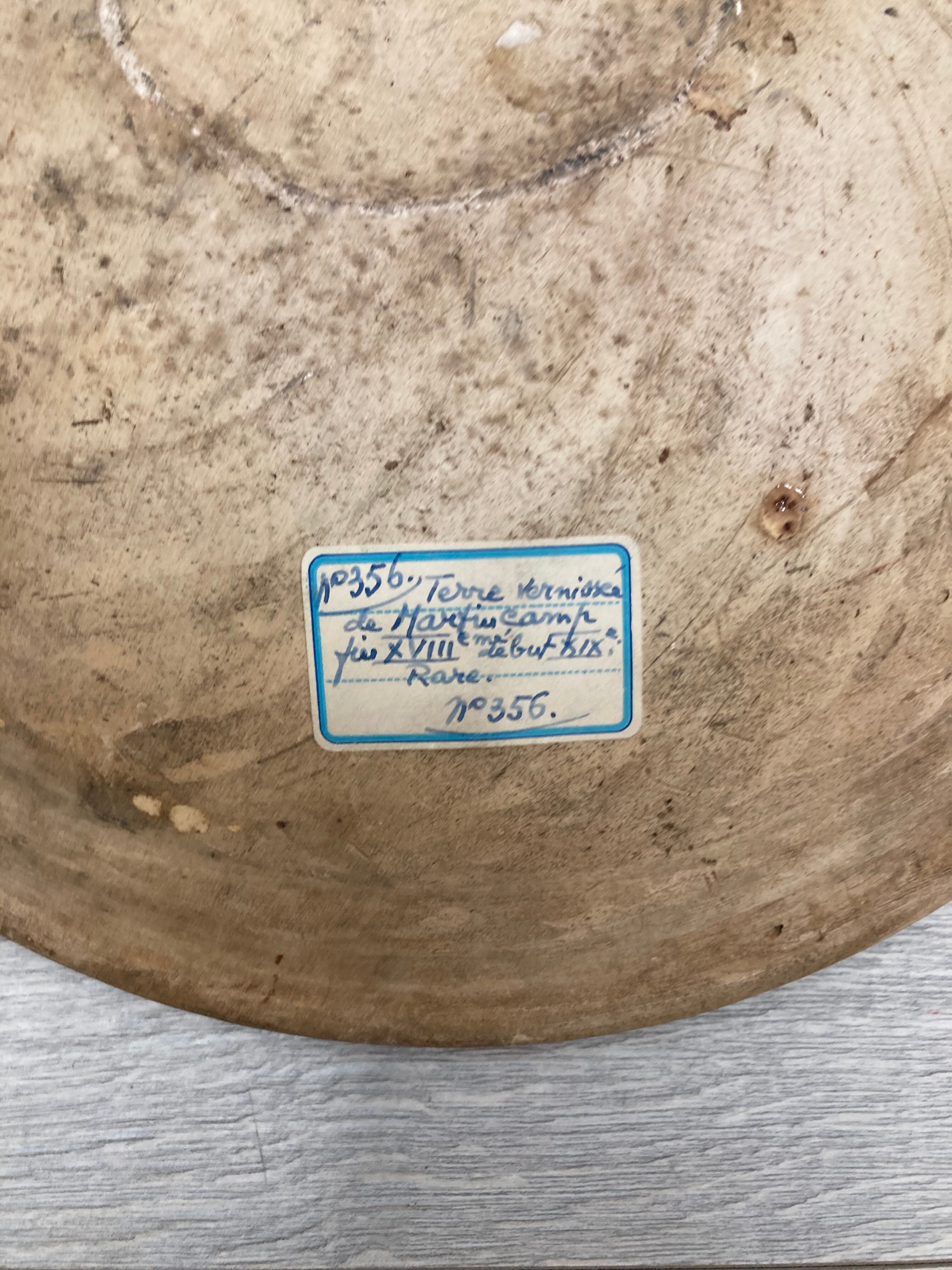 Ancient ceramic dish