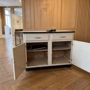 Vintage 1950s kitchen buffet, Mado style.