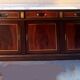 Buffet bar in solid walnut and marble