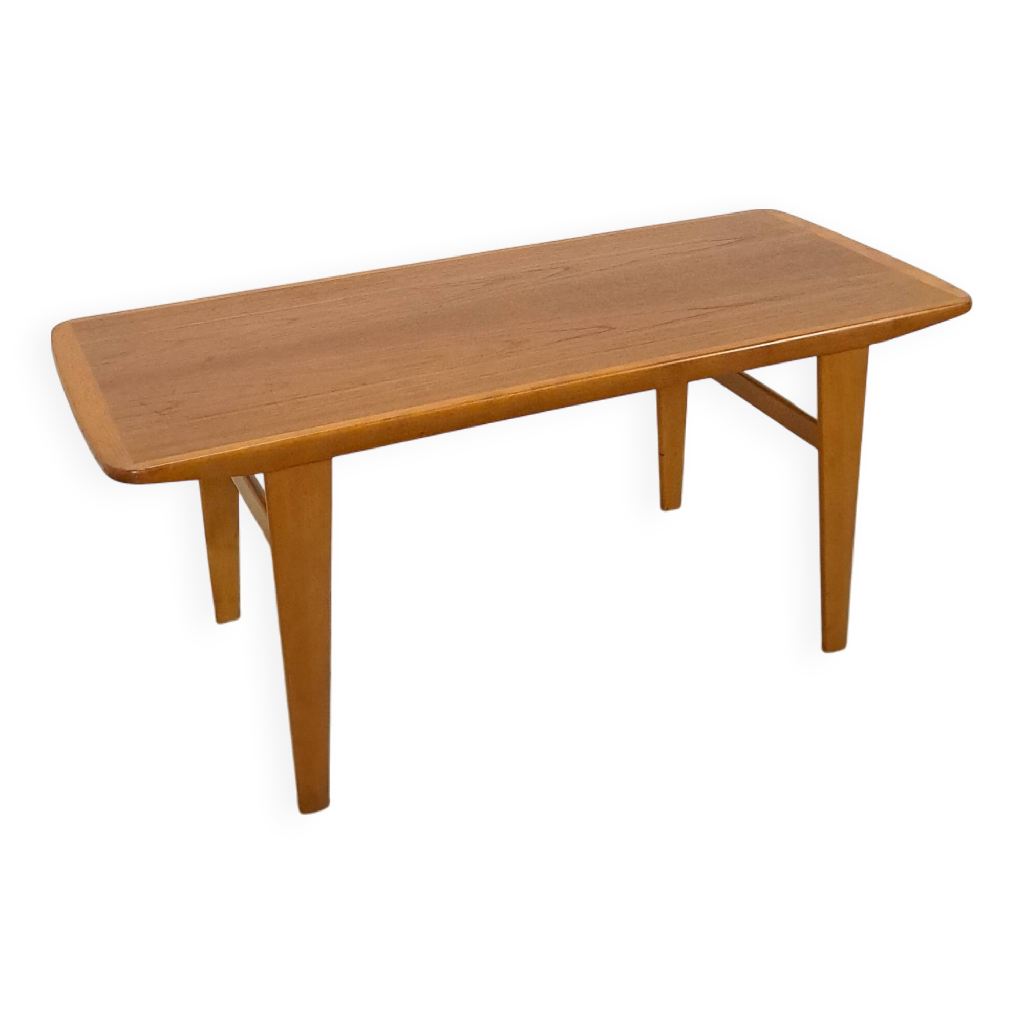 Table basse en placage de Suède vintage