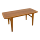 Table basse en placage de Suède vintage
