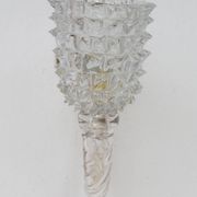 Set of 2 Art Deco Wall Light in Murano Rostrato Glass by Barovier e Toso, 1