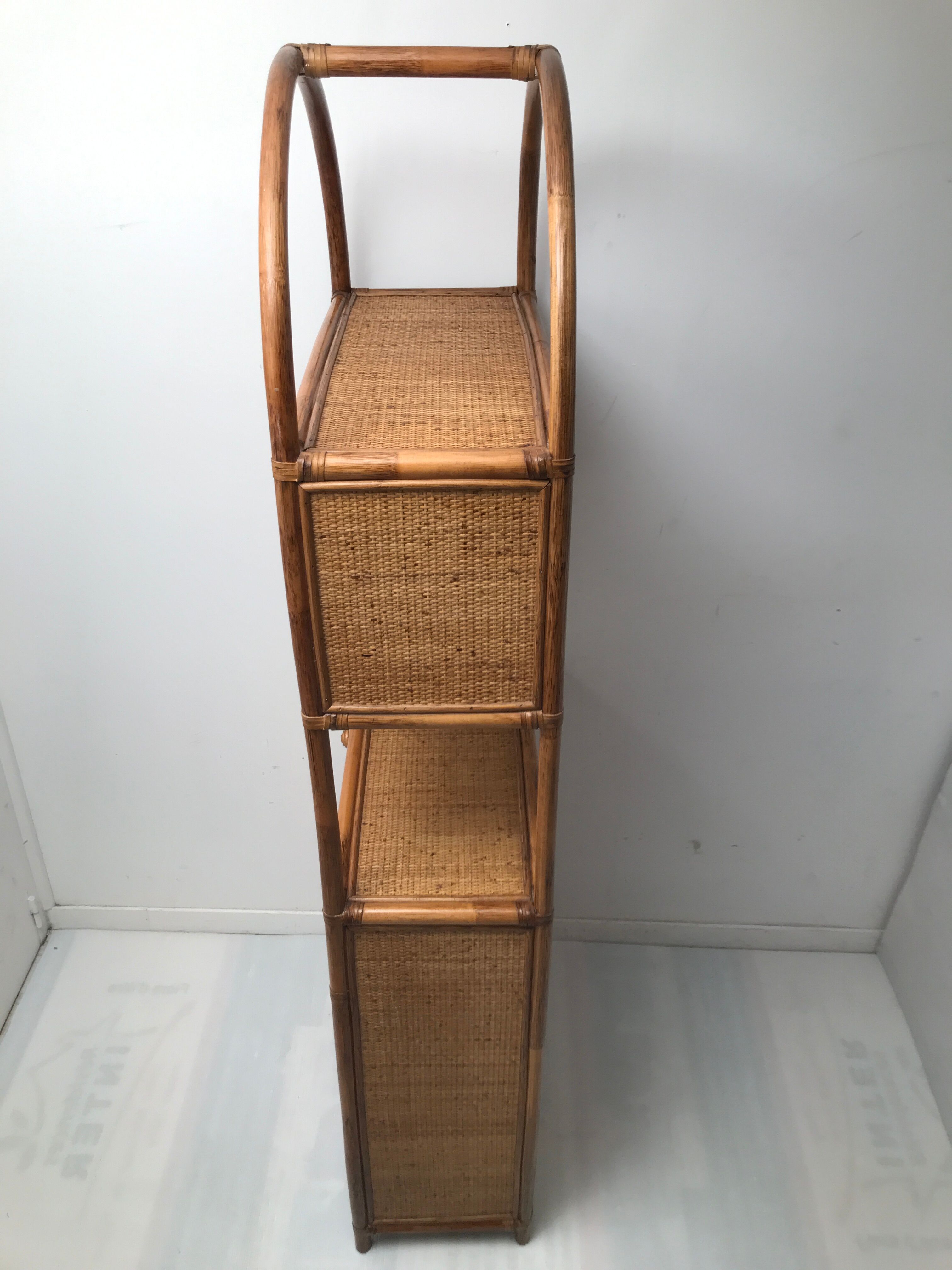 Bamboo bookcase