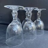 6 baccarat water glasses – art nouveau