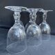 6 verres à eau baccarat – art nouveau