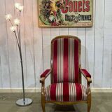 Late 19th century Voltaire armchair in beech